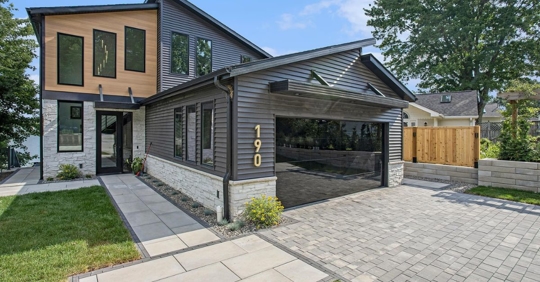 full-view glass garage door